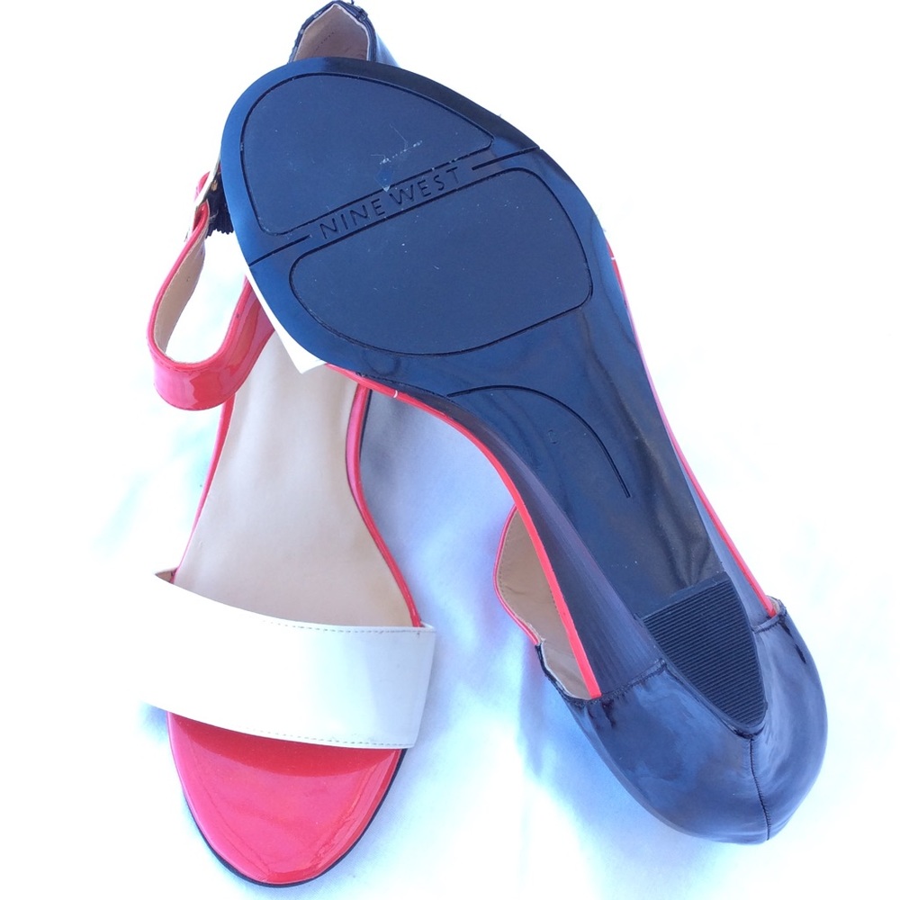 NWOT Nine West Play It Cool wedge heel sandals - Picture 4 of 10